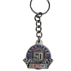 Nascar 50 Year Keychain  1948-1998 American Made